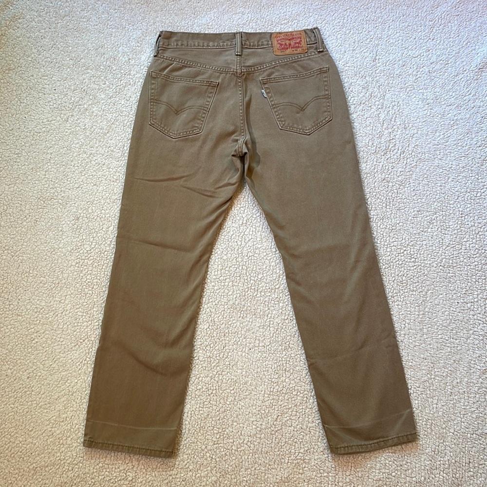 Vintage Levi’s 541 White Tab Beige Denim 30x30